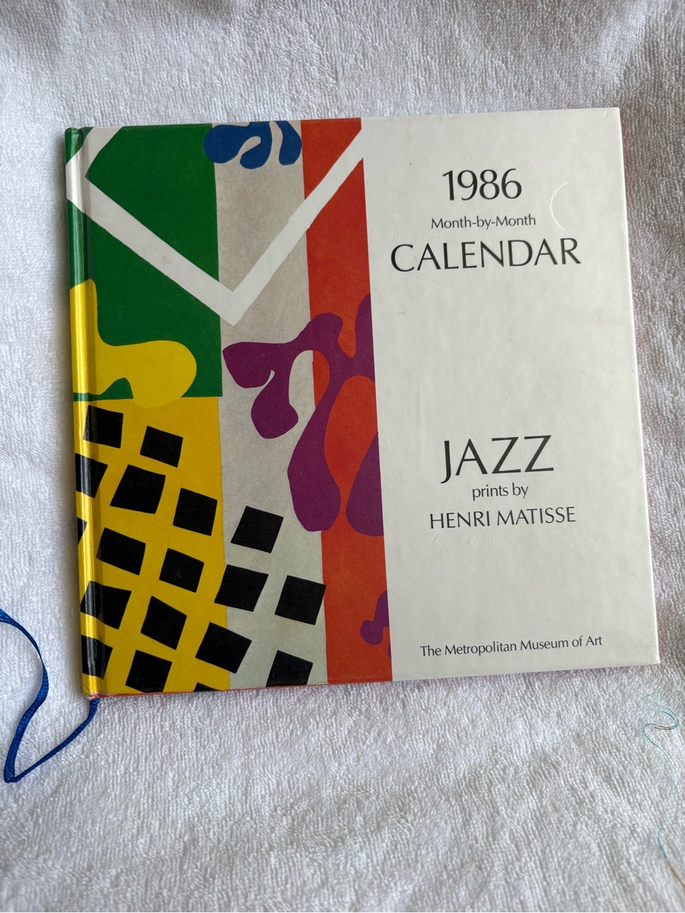 Henri Matisse Jazz 1986 Month-by-Month Calendar - Multicolor